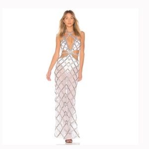 REVOLVE X by NBD Aphrodite Gown in Metallic